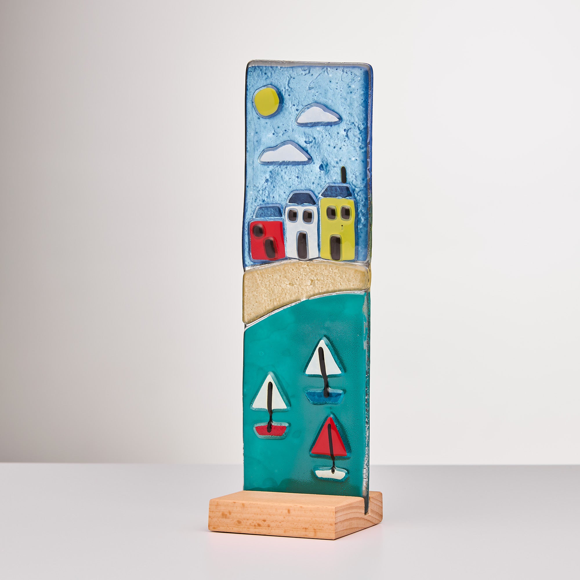 Standing Decorative Plaque - Boat