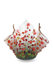 Handmade Fused Glass - Gerbera Small Tealight