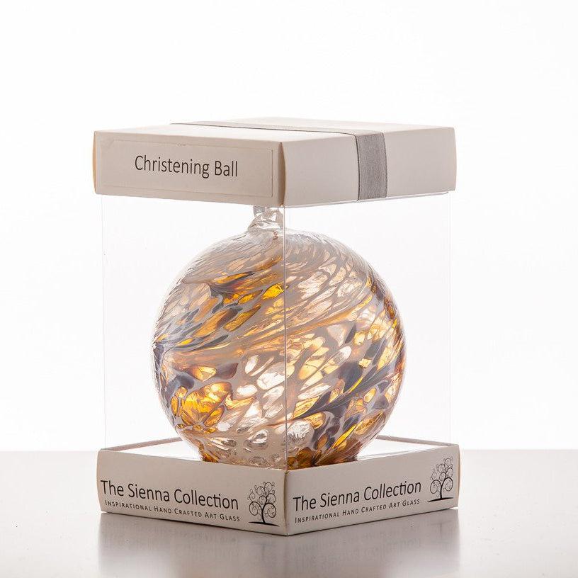 Pastel Gold Christening - 10cm Friendship Ball