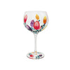 Handpainted Gin Glass - Tulip Design - Aspire Art Glass