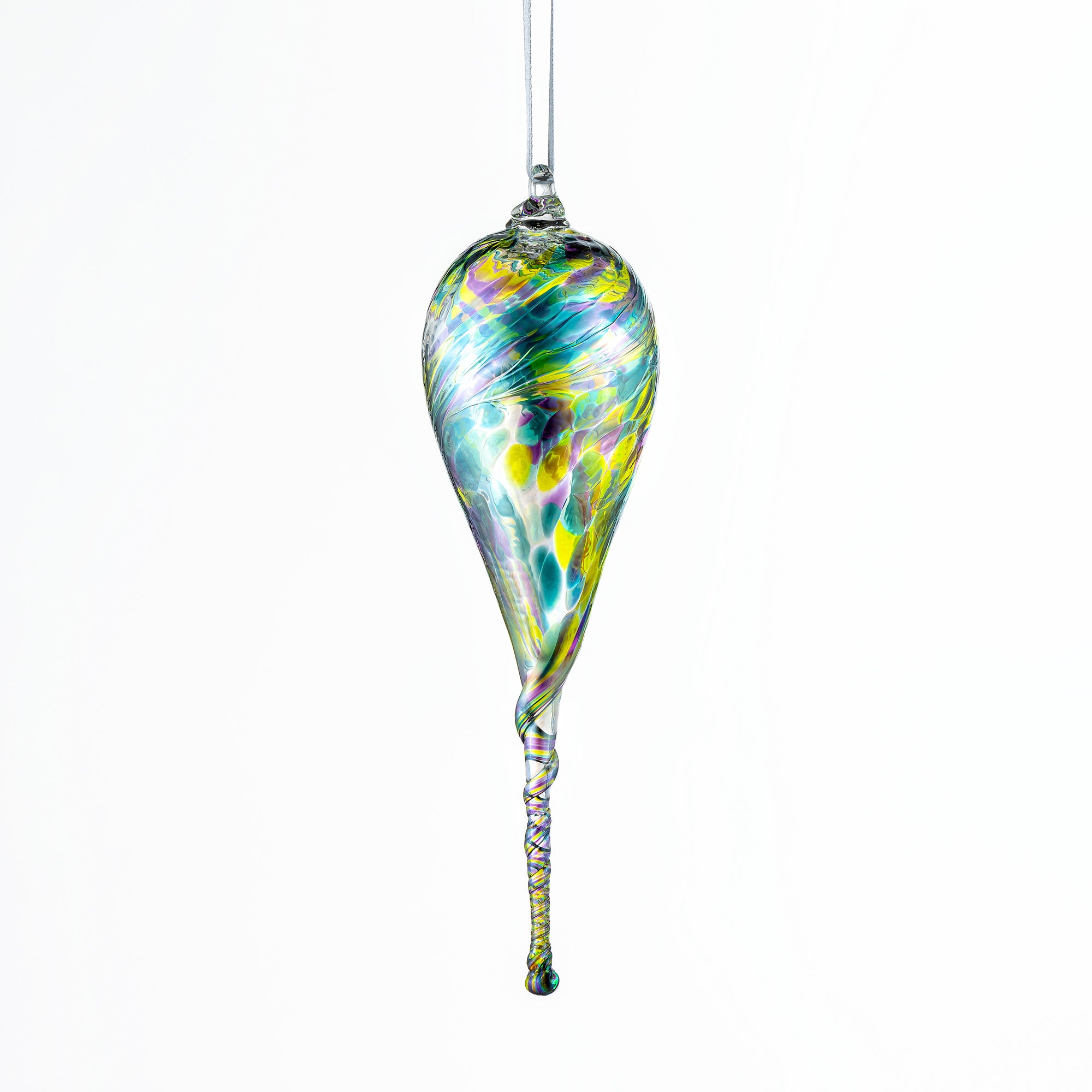 16cm Friendship Droplet - Mermaid - Aspire Art Glass
