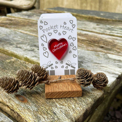 Pocket Heart - Christmas Selection - Aspire Art Glass