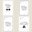 Baby Milestone Cards Phrases - Pack of 12 - The Adventure Begins