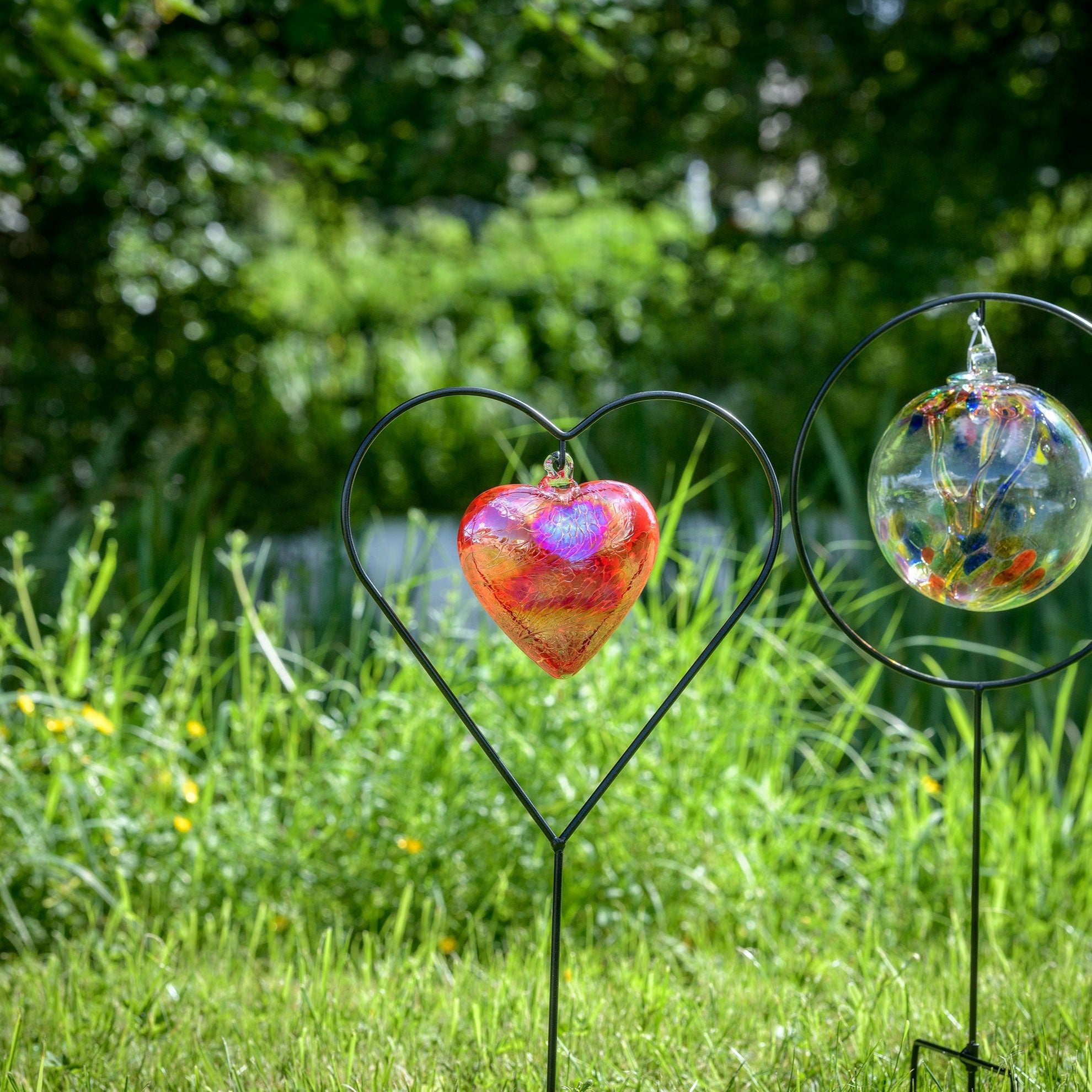 Garden Display Stand - Heart Shaped