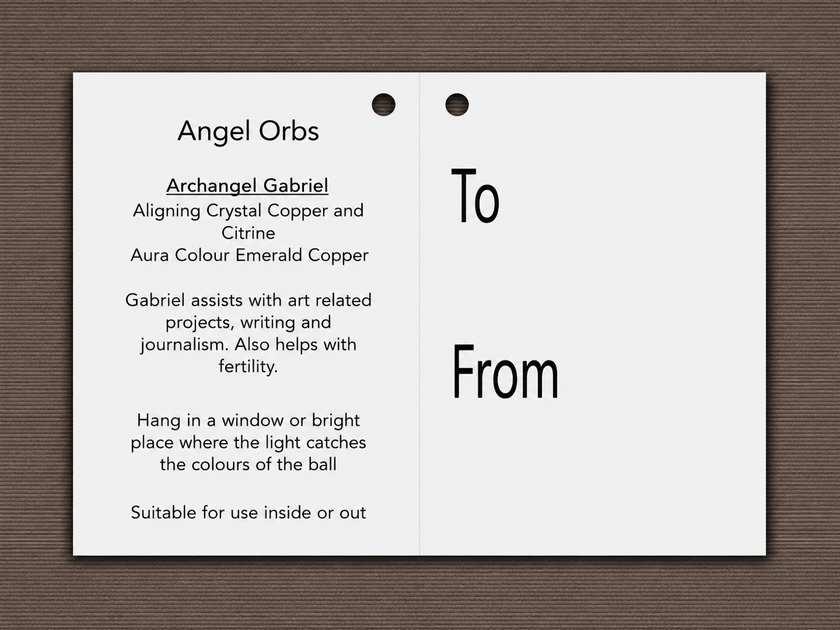 Angel Orb - Archangel Gabriel - Copper