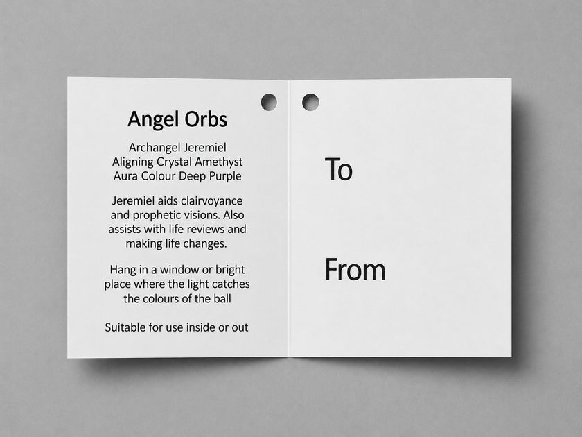 Angel Orb - Archangel Jeremiel - Amethyst