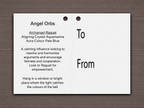 Angel Orb - Archangel Raguel - Aquamarine