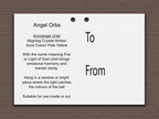Angel Orb - Archangel Uriel - Amber