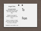 Angel Orb - Archangel Zadkiel - Lapis Lazuli