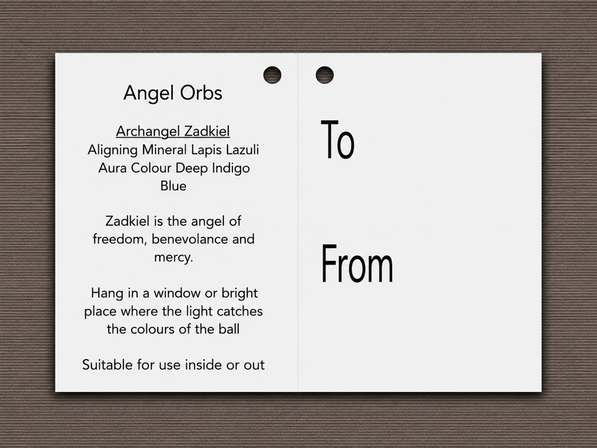 Angel Orb - Archangel Zadkiel - Lapis Lazuli
