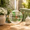 10cm Glass Globe – Wildlife Collection – Bumblebee (Handcrafted Glass Ornament)