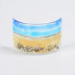 Handmade Fused Glass - Beach Curve by Pam Peters Designs