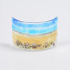 Handmade Fused Glass - Beach Curve by Pam Peters Designs
