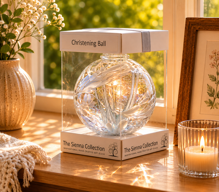 White Christening - 10cm Spirit Ball