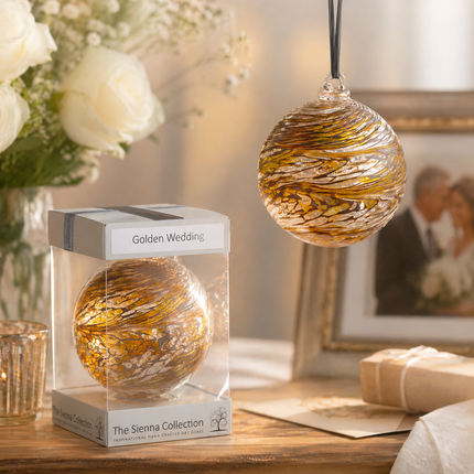 Anniversary Gift Friendship Ball - Pastel Gold