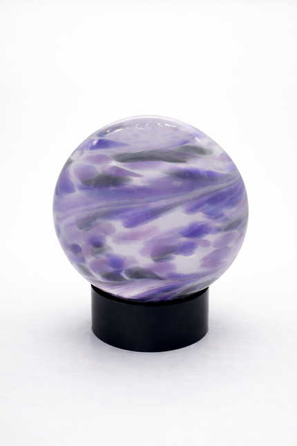 Pet Urn - 15cm Sphere - Purple