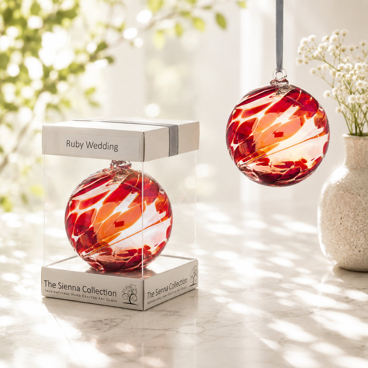 Ruby Wedding Anniversary Gift Friendship Ball