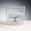 Glass Curve – Seasons Collection – Winter White (Handmade Decorative Ornament)