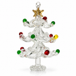 Vintage Glass Christmas Tree – Hanging Miniature Ornament