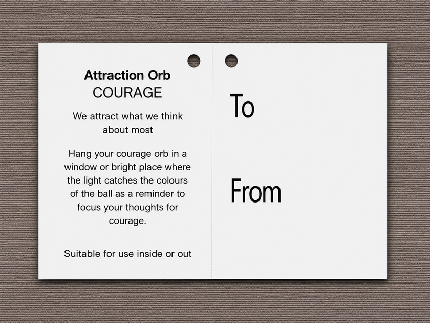 Attraction Orb - Courage