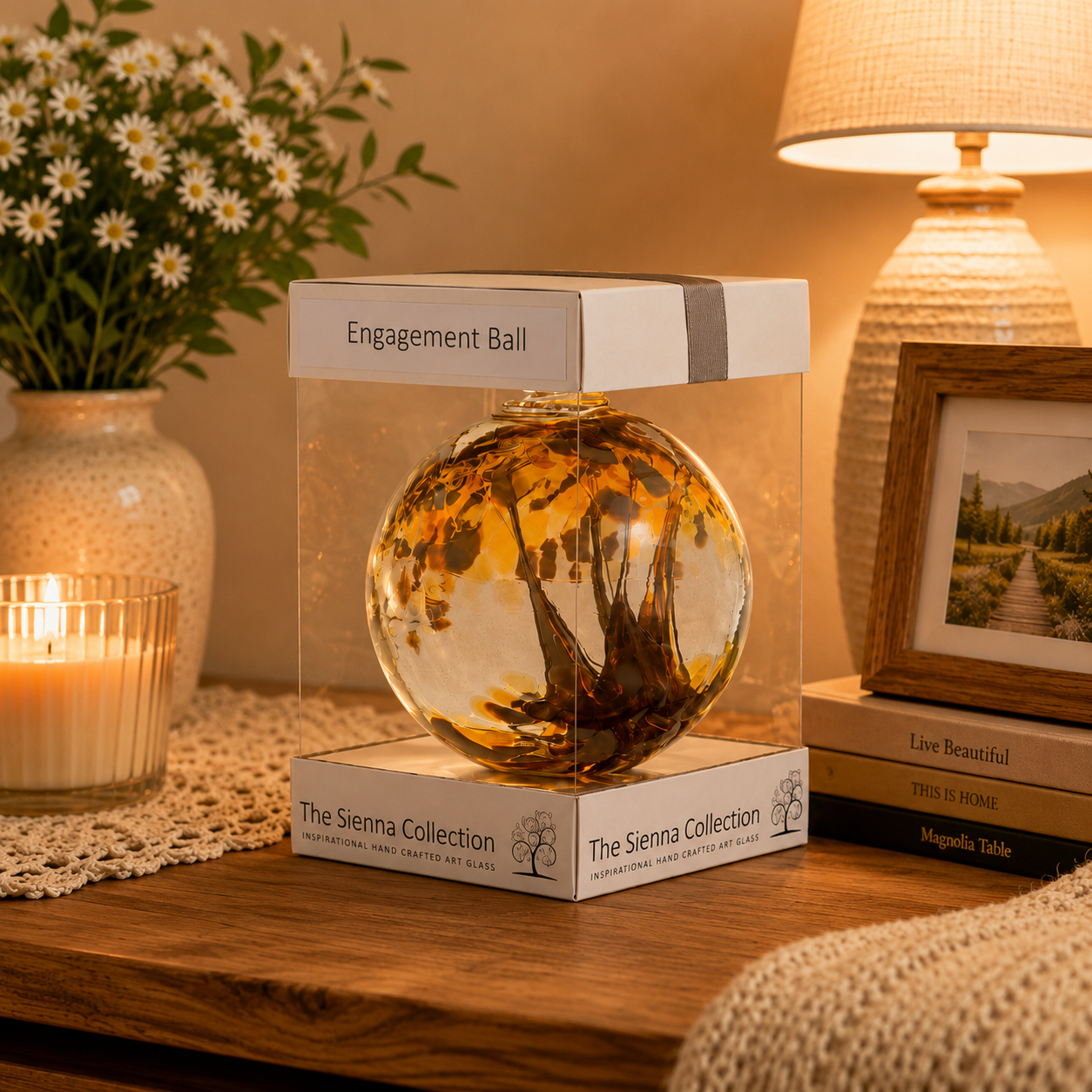 Engagement Gift Spirit Ball - Pastel Gold