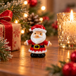 Glass Santa Claus – Christmas Miniature Figurine
