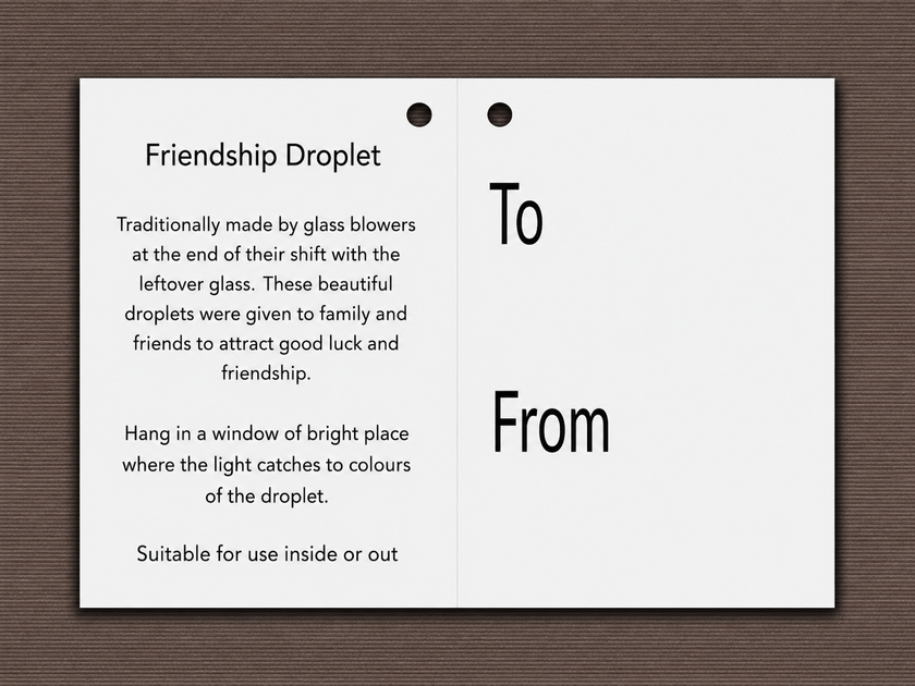 16cm Friendship Droplet - Phoenix