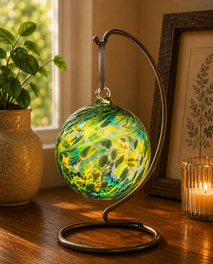 8cm Friendship Ball - Green & Blue