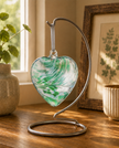 8cm Friendship Heart - Green