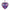 8cm Friendship Heart - I Miss You - Blue & Pink