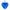 8cm Friendship Heart - With Love - Blue