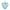 8cm Friendship Heart - Forever Yours - Pastel Blue