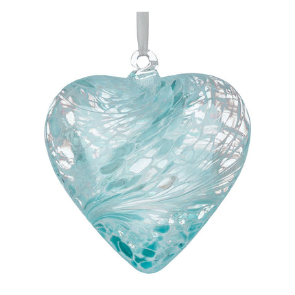 8cm Friendship Heart - Forever Yours - Pastel Blue
