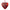 8cm Friendship Heart - I Love You - Red
