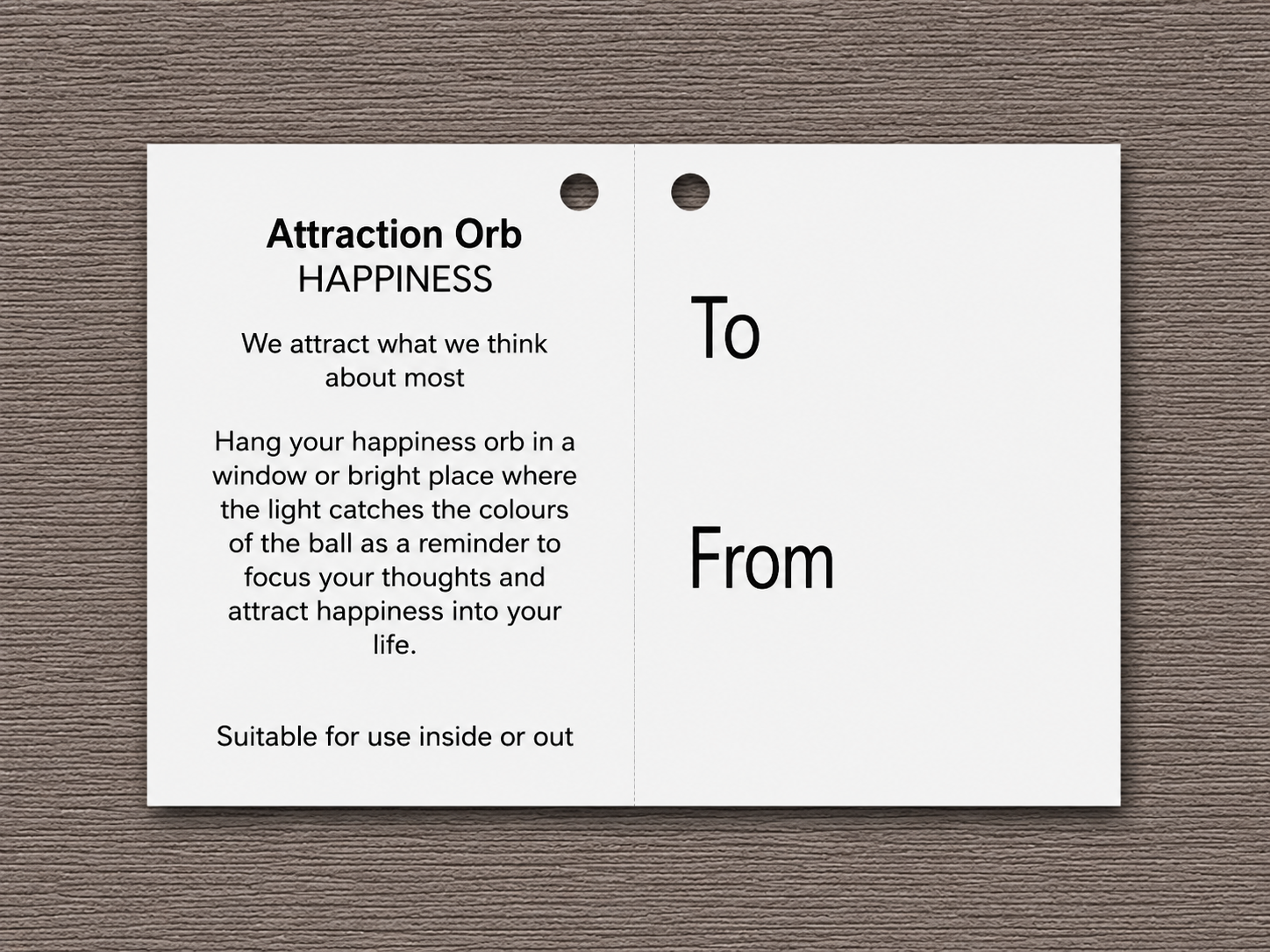 Attraction Orb -Happiness