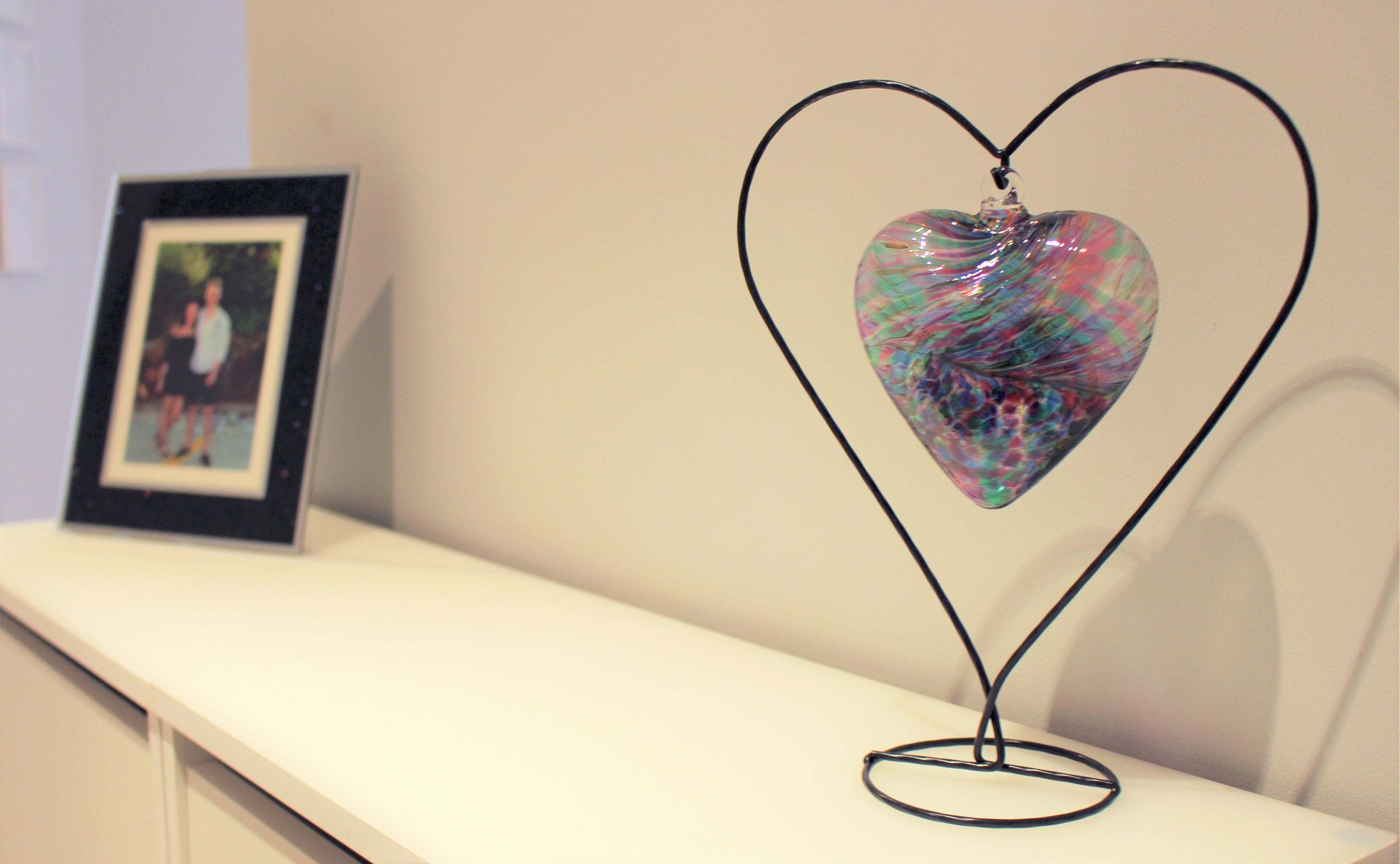 12cm Friendship Heart - Multicoloured Turquoise