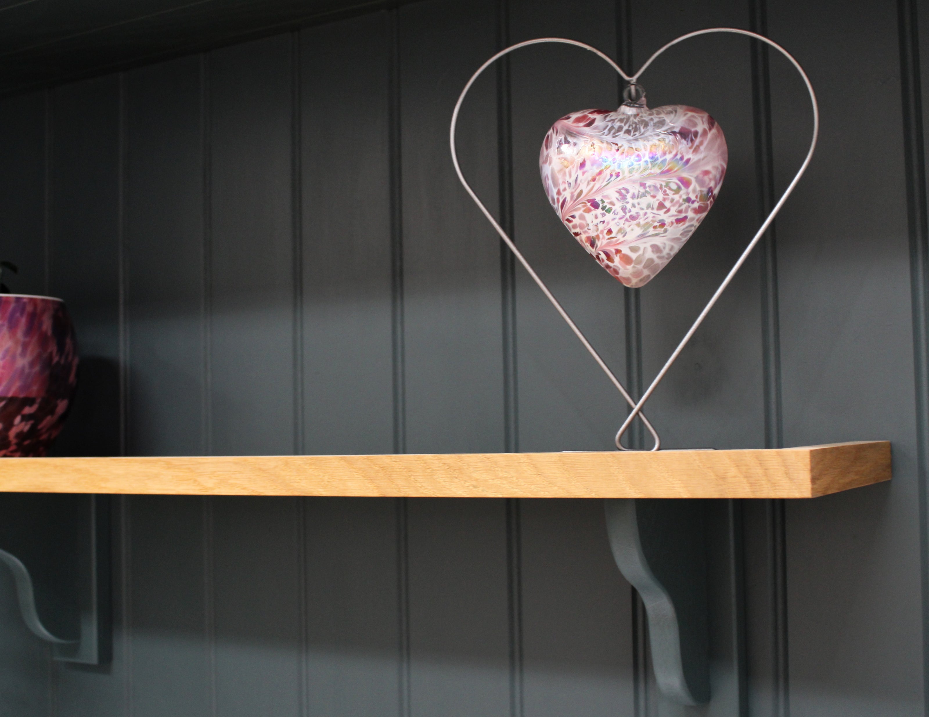 12cm Friendship Heart - Pastel Pink
