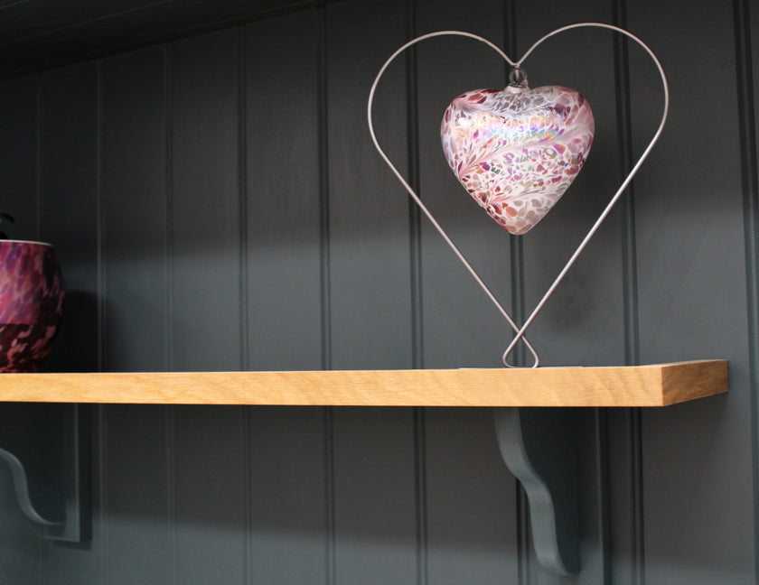 12cm Friendship Heart - Pastel Pink