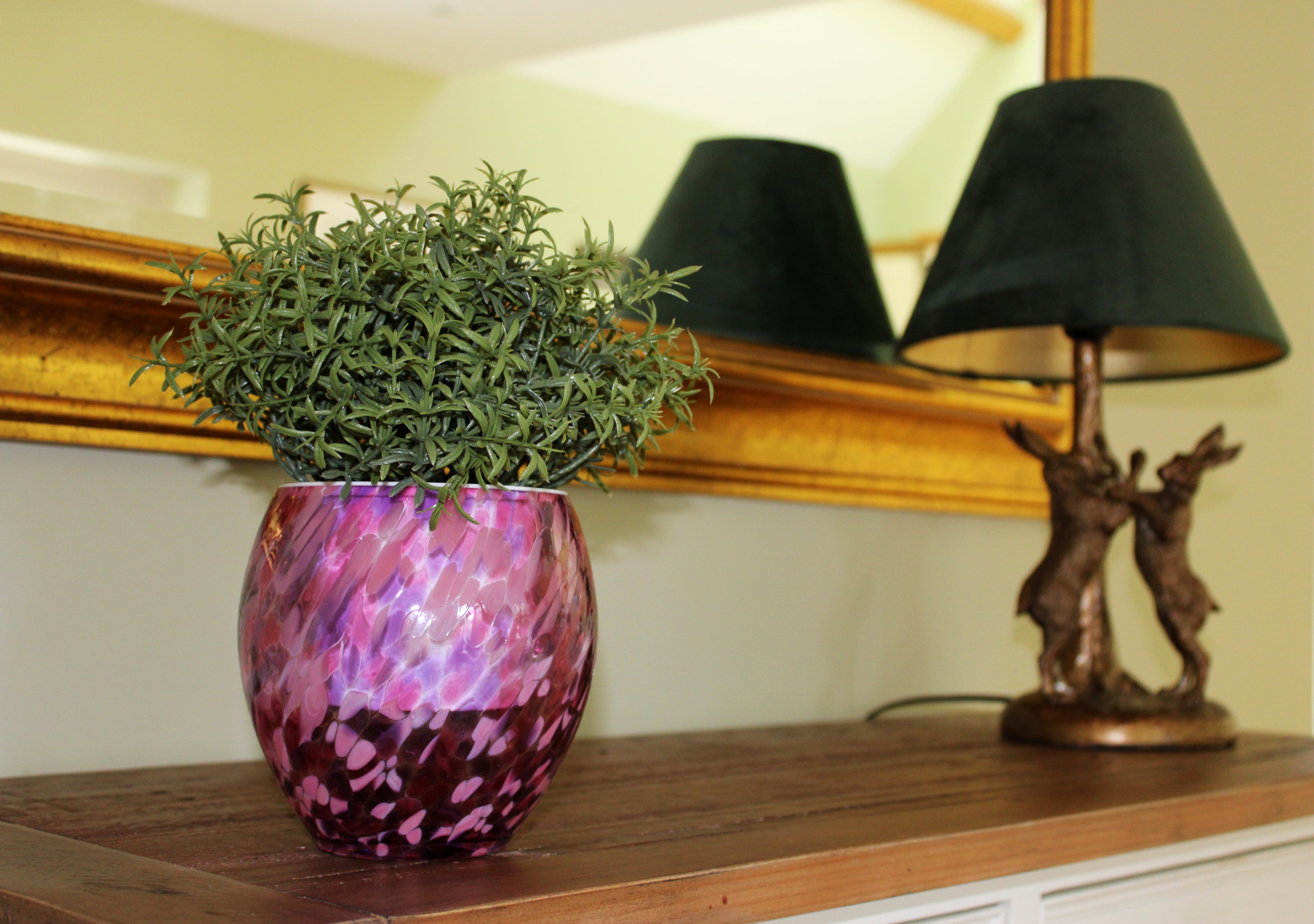 purple planter indoor Self Watering Plant Pot – Pink & Purple (Modern Indoor Planter)