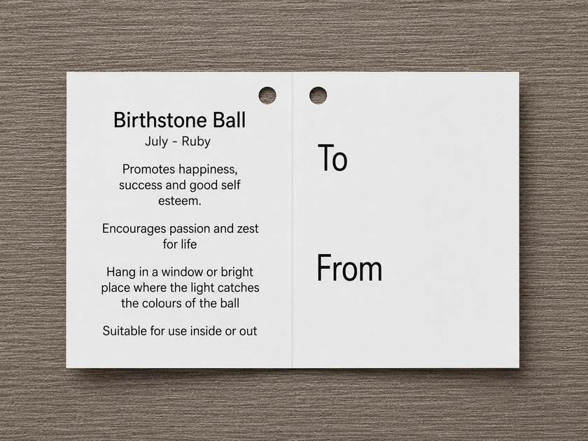 Birthstone Ball - July - Ruby