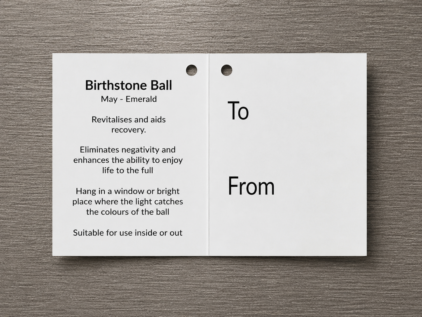 Birthstone Ball - May - Emerald