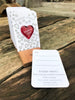 Pocket Heart - Sending Love - Red
