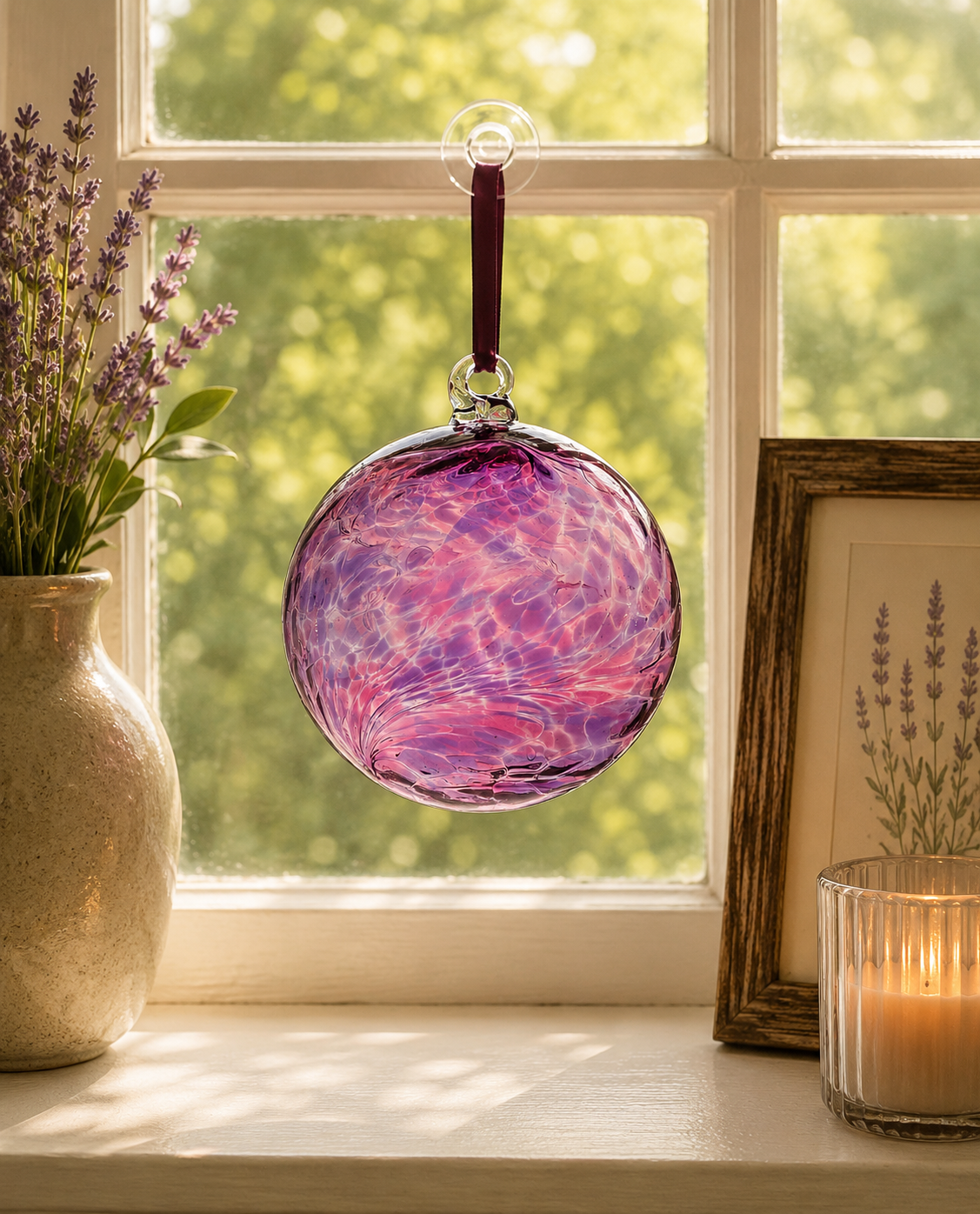 10cm Friendship Ball - Amethyst