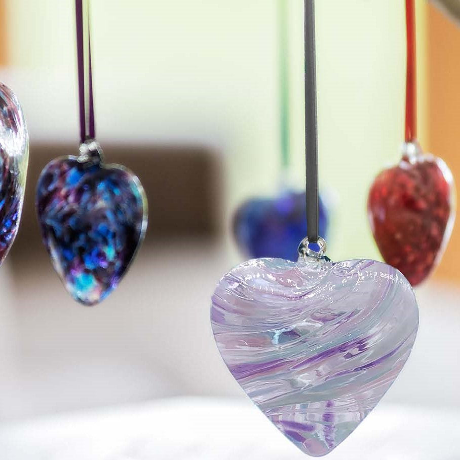 8cm Friendship Heart - Pearl