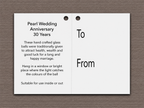 Pearl Wedding Anniversary Gift Friendship Ball