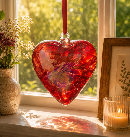 8cm Friendship Heart - Red