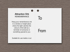 Attraction Orb - Remembrance