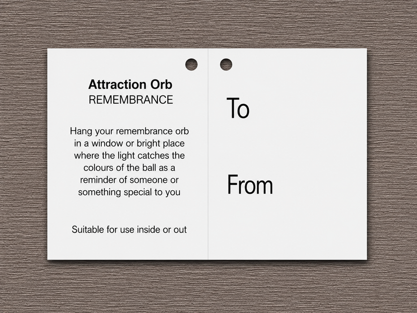 Attraction Orb - Remembrance