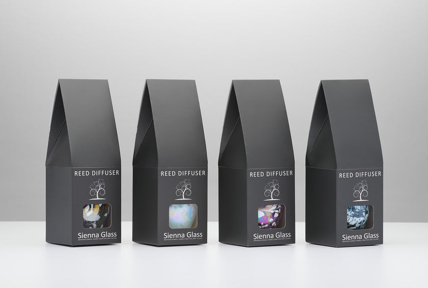 Violet Classic Reed Diffuser – Handcrafted Glass Bottle (No Oil)