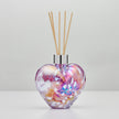 Violet Heart Reed Diffuser – Handcrafted Glass Bottle (No Oil)